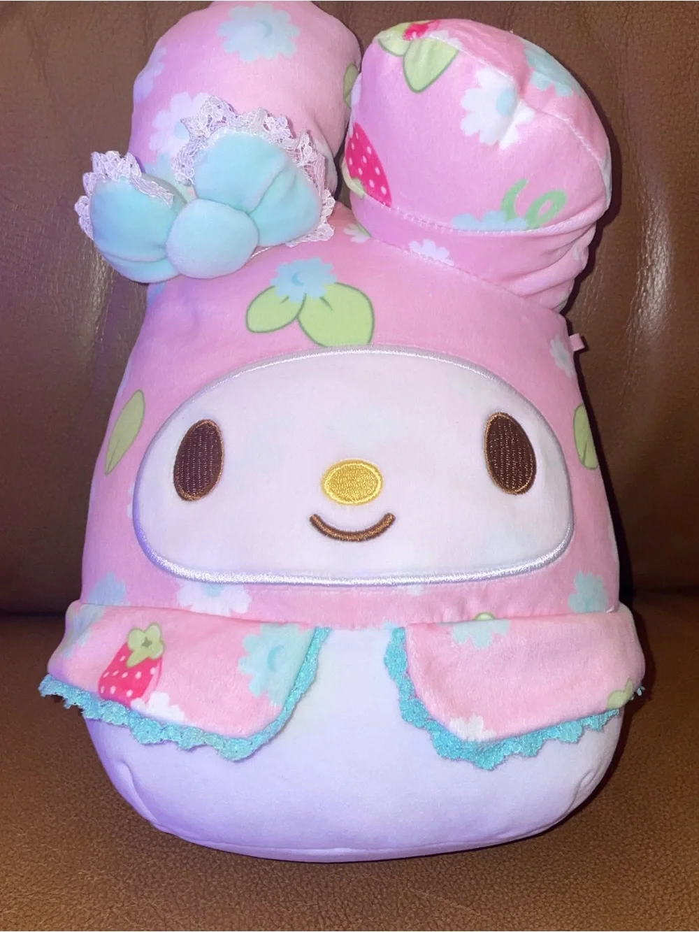 My Melody Pink Strawberry Squishmallow